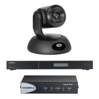 Vaddio 999-30231-000 EasyIP 20 Mixer Base Kit, Includes PTZ Camera, Switcher, and Audio Matrix, Black