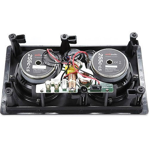 Polk Audio AW2551 255C-LS 5.25" Vanishing LS Series 2-Way In-Wall Center Channel Speaker with 1" Dynamic Balance Ring Radiator Tweeter, Pair