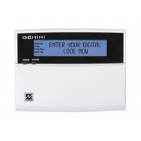 Napco GEM-DK1CA Gemini DK Series Door Style Keypad with EZ Programming, LCD Display, 4-Zone Expander