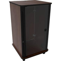 Middle Atlantic RFR-2428E0 RFR Series Reference Furniture Rack, 24U RMS, Biltmore Cherry