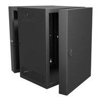 Middle Atlantic CWR-18-26SD4 CWR Data Swing Wall Rack, 26" Width, 4" Deep Solid Door, 18U