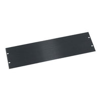 Middle Atlantic AFACE4 RSH Anodized Face Plate, 4U RMS,  Black