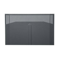 Middle Atlantic BFD-25 BGR Solid Front Door with Partial Venting, 25U RMS