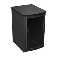 Middle Atlantic BGR-19SA27MDK-A5 Rolling Presentation Rack with Black Top, 31.35" Depth, 19U, TAA Compliant