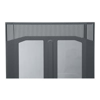Middle Atlantic BPFD-38 Plexi Front Door for BGR Racks, 38U RMS, Black