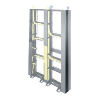 Middle Atlantic CK-45E Vertical Cable Organizer Duct, 45U, Steel