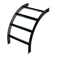 Middle Atlantic CLB-VO90 CL Series 90° Vertical Outside Ladder Bend, 12" Wide, Black