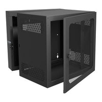 Middle Atlantic CWR-12-22VD Data Swing Wall Rack, Vented Door, 22" Depth, 12U, TAA Compliant