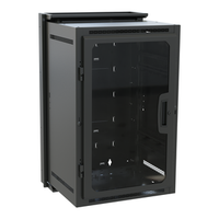 Middle Atlantic DWR-16-17PD DWR Series Pivoting Wall Rack with Plexi Door, 17" Deep, 16U RMS