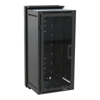 Middle Atlantic DWR-21-17PD DWR Pivoting Wall Rack , 17" Deep, 21U