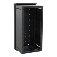 Middle Atlantic DWR-21-17 DWR Pivoting Wall Rack, No Front Door, 17" Depth, 21U RSM, TAA Compliant