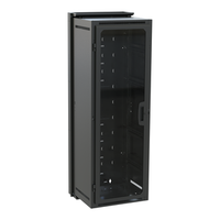 Middle Atlantic DWR-35-22PD DWR Series Pivoting Wall Mounted Rack, Plexi Front Door, 22" Depth, 35U RMS