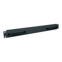 Middle Atlantic EB1-H Flanged Blank Rack Panel with Handles, 1U RMS, Steel
