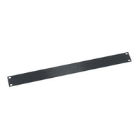 Middle Atlantic HBL1 Flat Rack Blank Panel, Aluminum, 1U RMS, Black Brushed and Anodized