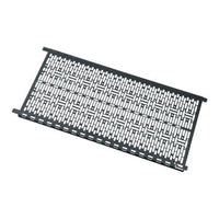 Middle Atlantic LL-VP2110 Lever Lock Vertical Accessory Plate, 17.1" Height, 10" Width