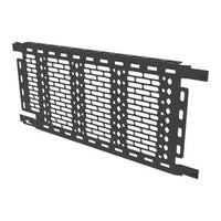 Middle Atlantic LL-VP176-SWP Lever Lock Vertical Accessory Mounting Plate with Structured Wiring Pattern, 8.5"H