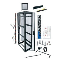Middle Atlantic MRK-4431-DVR MRK Series Pre-Configured DVR Rack with Side Panel, 31" Deep, 44U RMS, Black