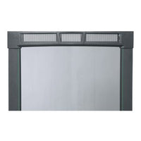 Middle Atlantic PFD-45A PFD Series Curved Plexi Front Door, 45U RMS