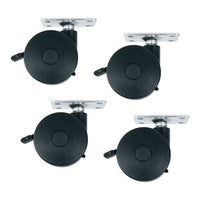 Middle Atlantic RKW-HD Heavy Duty Caster Kit for Laminate Racks