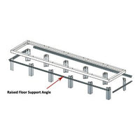 Middle Atlantic SANGLE30-1-3642 Support Angles, 1-Bay, 36-42" Deep x 30" Wide SNE Racks