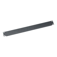 Middle Atlantic SB1-CP12 Blank Rack Panel, Flanged and Steel Blank Panel, 1U RMS, Textured Black Powder Coat, 12-Pack