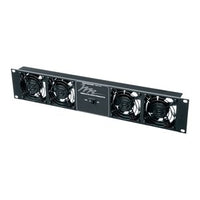 Middle Atlantic UQFP-4RT UQFP Ultra Quiet Fan Panel, 100 CFM Fan Panel with Remote Thermistor