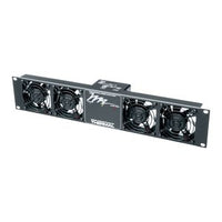 Middle Atlantic UQFP-4 UQFP Series Ultra Quiet Fan Panel, 100 CFM