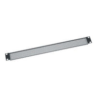 Middle Atlantic VT1 Vented Rack Panel, Perforated with 64% Open Area, 1U RMS, Black Powder Coat