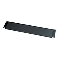 Middle Atlantic VTF2-CP12 Flanged Rack Vent Blanking Panel, Perforated with 25% Open Area, 2U RMS, 12-Pack