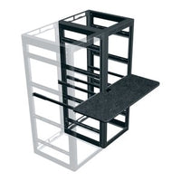 Middle Atlantic WS3-M26-18 Writing Shelf for 26" Deep Racks, 3-Bay, 18" Deep