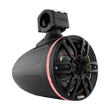 NXL 8" Marine and Powersports Empty Tower LED RGB Lights -Black