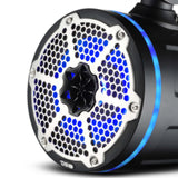 Bronco 6th Gen Mounting Tube Bundle with 8" Marine Tower Speakers with RGB LED Lights and Amplifier