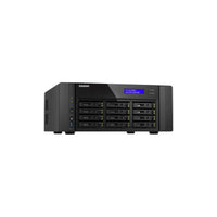 QNAP QAI-H1290FX-7302P-128G-US 12-Bay U.2 NVMe PCIe Gen4 x4 all-flash desktop NAS, AMD EPYC 16-core 7302P, 12 x 2.5 U.2 NVMe / SATA SSD bays, 128GB RDIMM ECC DDR4 RAM, 2 x