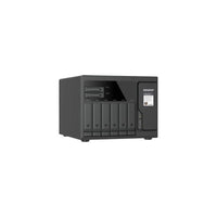 QNAP TVS-H877AX-R5-16G-US 8-Bay QuTS hero NAS (6 x 3.5 SATA + 2 x U.2 NVMe slots), AMD Ryzen 5 7000 series 6C12T (boost up to 5.1 GHz), 16GB DDR5 non-ECC RAM