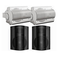 OWI P6278PB P-Series Patio Blaster 6.5" 2-Way Ported Surface Mount Indoor Outdoor Weatherized Speaker, 45W, Black