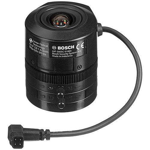 Bosch LVF-5005C-S1803 5MP IR-Corrected Varifocal Lens, 1.8 to 3mm, CS Mount