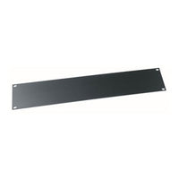 Middle Atlantic PHBL-2 PHBL Series Rack Blank Panel, 2U RMS, Aluminum
