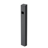Pedestal Pro 64TOW-AXIS-06-304 47" Stainless Tower fits Axis A8207-VE Mk II Surface Mount