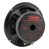 PRO 6.5” Shallow Mid-Bass Loudspeaker with Carbon Fiber Water-Resistant Cone | 250W RMS 4-Ohm