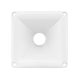 1" Throat Twist On 45x45° 2.68" Depth Plastic Horn