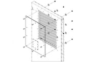 Havis PT-A-913 Clear Polycarbonate Prisoner Transport door window cover option