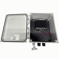 KBC Networks PWB-S8 Power Converter and PoE Switch Kit for Pole Mounted Security, 8-Ports up to 30W