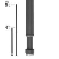 Pelco SP99-321-AW Telescoping Pole Mount, 4-8'
