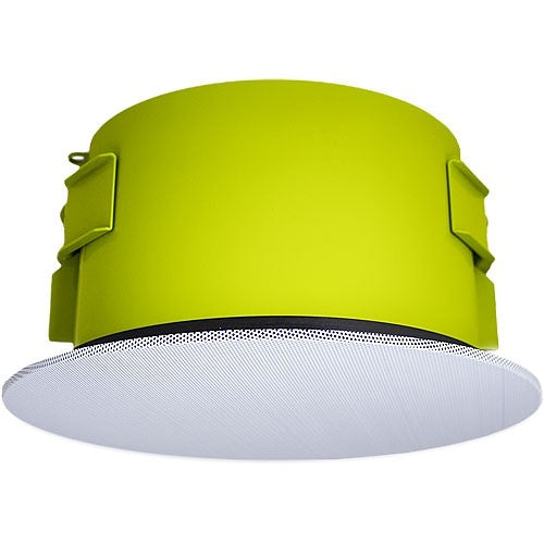 SoundTube IPD-CM62-BGM-II IPD Series 6.5" IP-Addressable, Dante-Enabled In-Ceiling PoE Speaker with Seamless Magnetic Grille, White