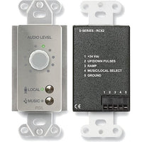 RDL DS-RCX2 Series Room Control for RCX-5C Room Combiner, Stainless Steel
