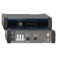 RDL EZ-PA20 EZ Series 20W Ohms Stereo Audio Amplifier with Power Supply