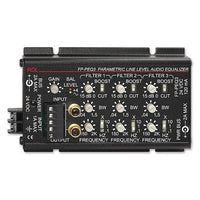 RDL FP-PEQ3 FLAT-PAK Series 1-Channel Band Parametric Equalizer Module, Terminal Blocks and RCA Jacks