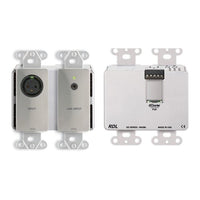RDL DDS-BN2ML Wall-Mounted Bi-Directional Mic / Line Dante Interface, 2x2, Stainless Steel