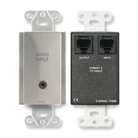 RDL DS-TPS8A Format-A 2-Pair Audio Sender with Mini-Jack Input, Stainless Steel