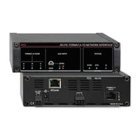 RDL RU-FN Format A to Network Interface, 1 Format A, 1 Balance Line Aux Input, Dante Output